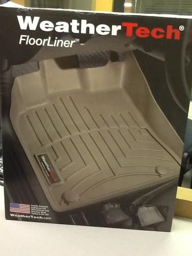 New grey weathertech floormats for 2009-2013 traverse.acadia & enclave