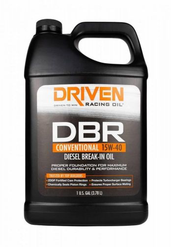 Driven racing oil dbr break-in diesel motor oil 05308