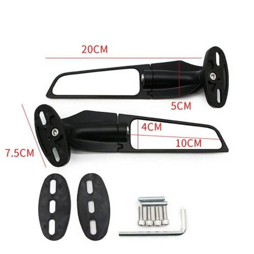 Motorcycle rear view mirror side mirror adjustable swivel rear view mirror for 2877-