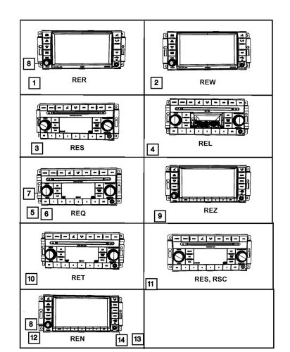 Genuine mopar radio cover 68020389aa