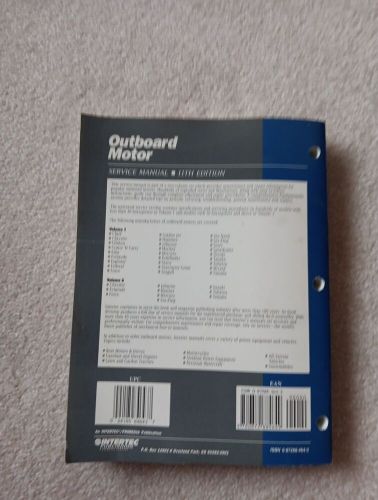 Intertec outboard motor service manual vol i 11th edition