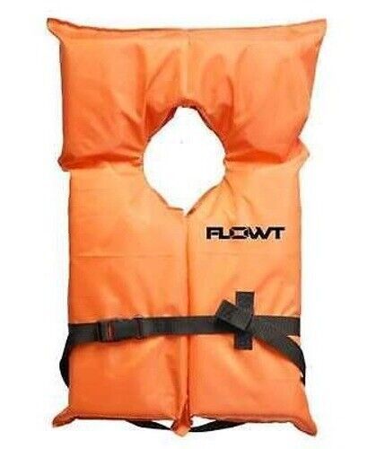 Flowt 40000os 40000-os ak-1 type ii life jacket, orange, adult oversize