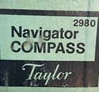 Vintage navigator compass taylor instrument co. #2980 boat/car/truck in box