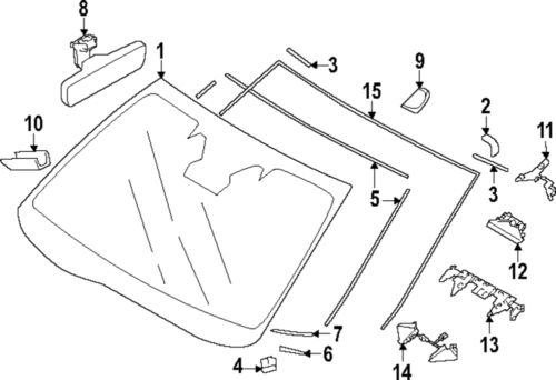 Genuine subaru dam 65045an04a