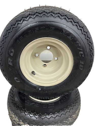 Set of 4 - 18x8.50-8  golf cart tires &amp; wheels