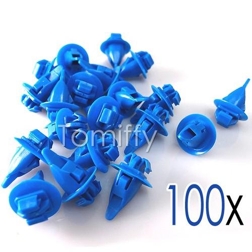 100pcs fender wheel flare moulding clip panel nylon retainer toyota 90904-67036