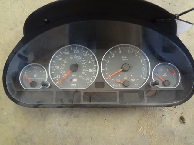 01 02 03 04 05 06 bmw m3 speedometer cluster mph w/sequential manual gearbox