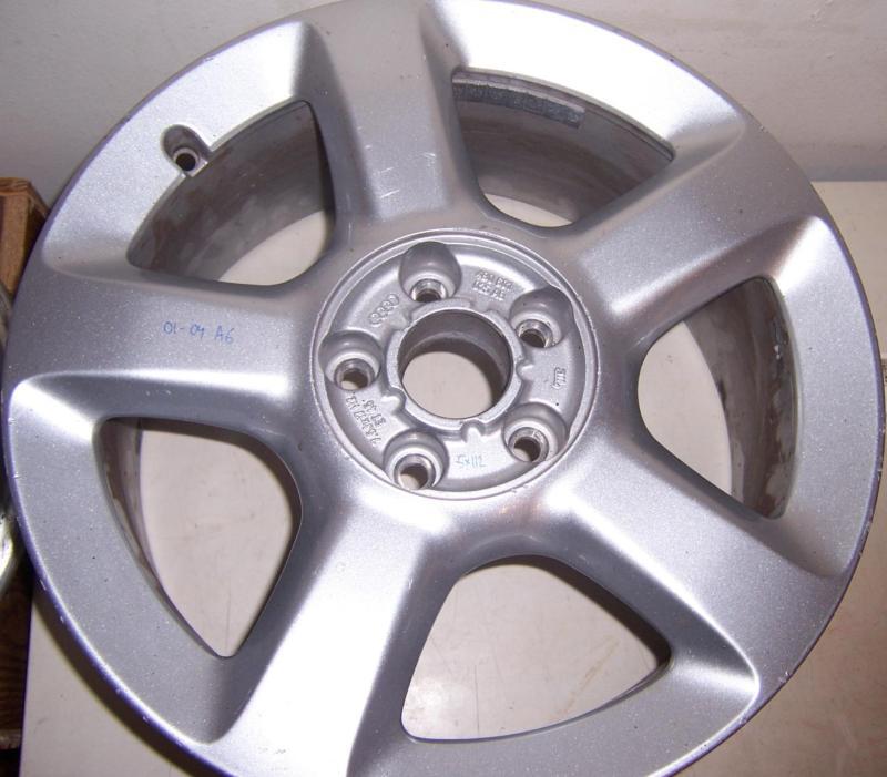 Audi a6 17" (17x7.5") aluminum wheel (rim) 2001-2004 01 02 03 04 (4b0 601 025 ab