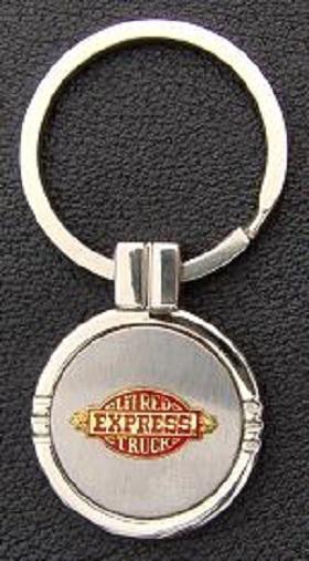 Li'l red express truck - engraved key ring  engraved