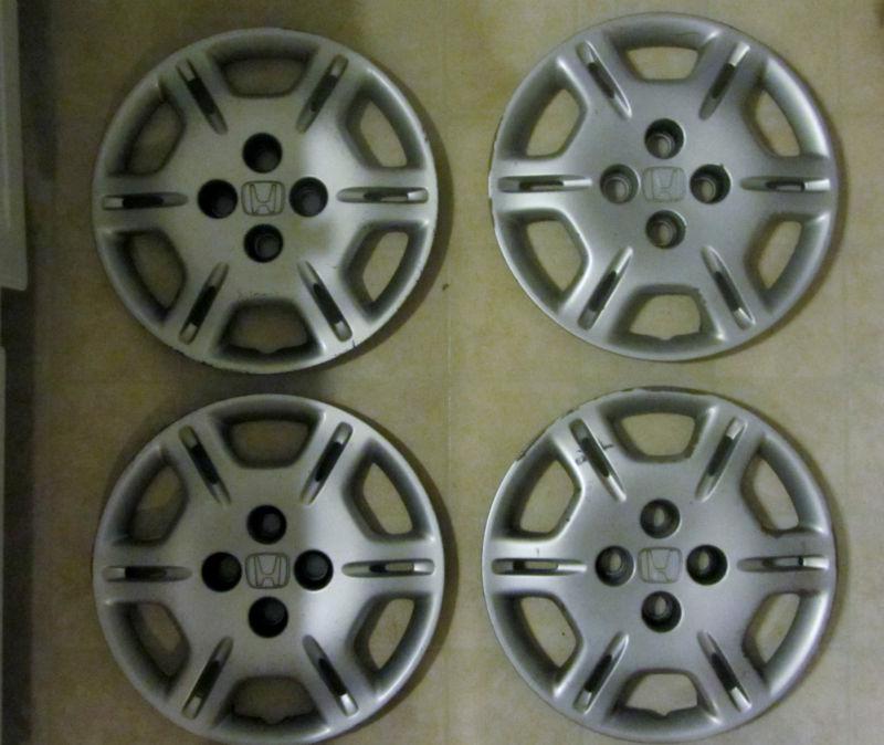 Honda civic oem hubcaps / wheel covers - 14'' with  4 -100 bolt pattern