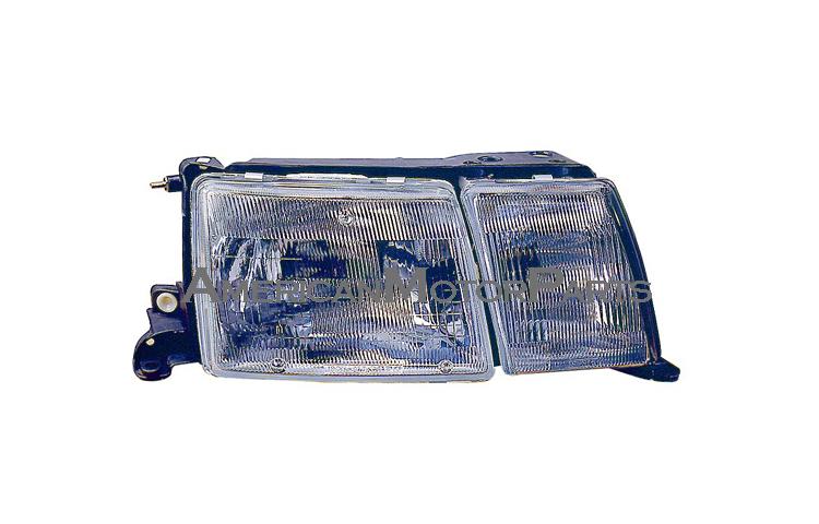 Right passenger side replacement headlight w/ fog lamp 90-92 lexus ls400