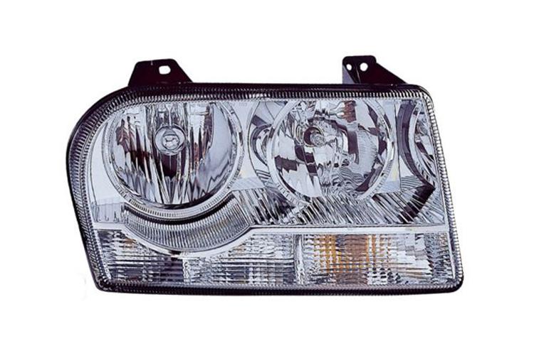 Passenger side replacement headlight 09-09 chrysler 300 2.7l 3.5l - 4805756ak