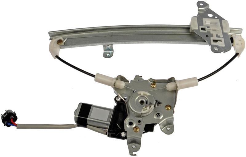 One new rear left power window regulator with motor dorman 748-526