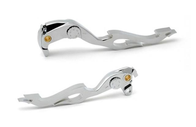 Flame brake clutch levers chrome for honda cbr 1000 rr 1000rr 2004-2007/ cb1000r