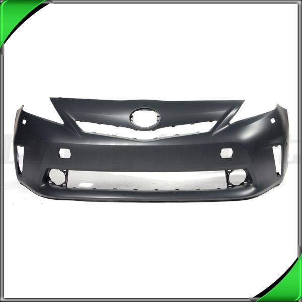 New bumper cover front primered 2012-2013 toyota prius v-five to1000390 wo pcs