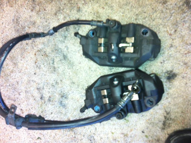 04-05 06 07 honda cbr1000rr cbr 1000 rr front brake calipers lines pads