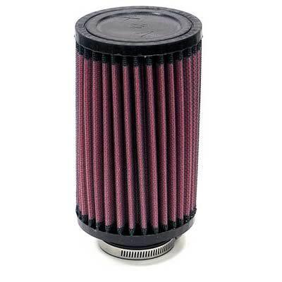 K&n air filter filtercharger round straight cotton gauze red 2.063" dia inlet