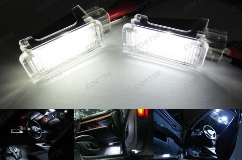 2x error free led footwell under door light glove box boxster cayman 997 carrera