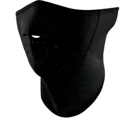 Zan headgear oversized half face black neoprene mask biker snow atv headgear 