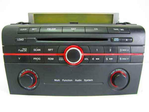 2005 mazda 3 am fm single cd player radio oem lkq