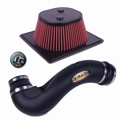 Airaid air intake synthaflow airaid jr. black tube red filter ford f-150 kit