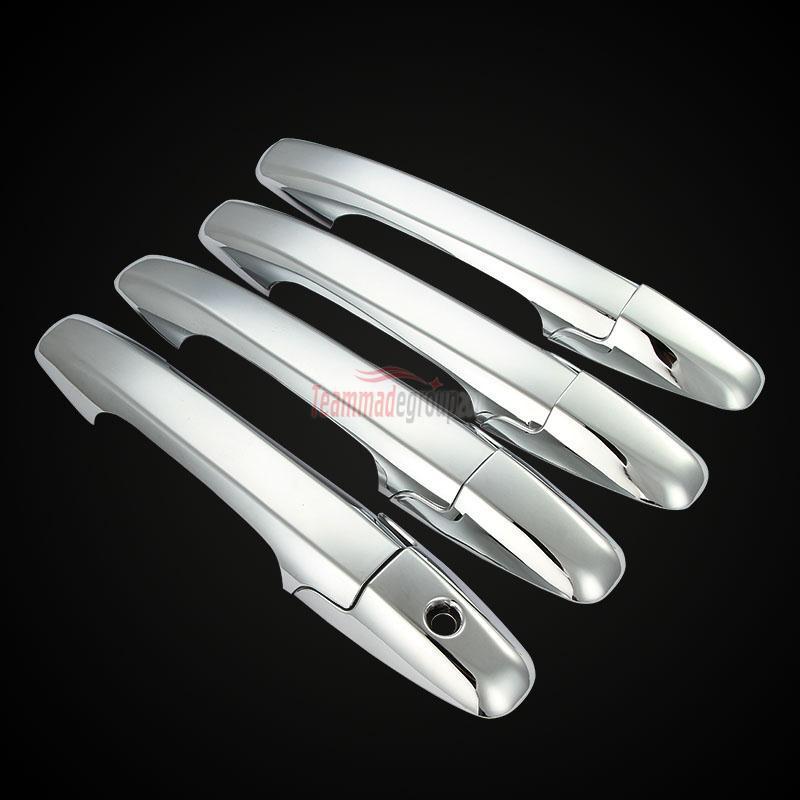 4 chrome door handle covers trims for 2006~2011 07 08 09 honda civic 4dr sedan