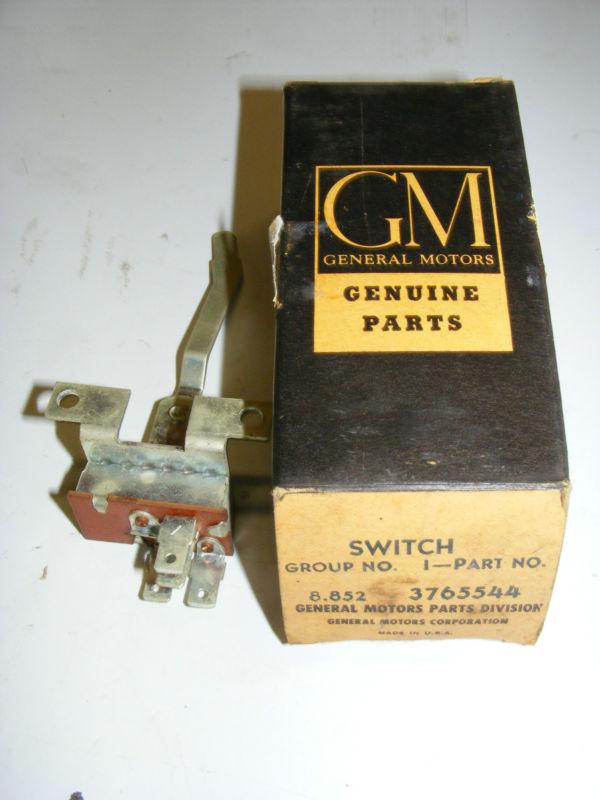 1960 61 62 63 chevrolet pickup truck heater motor blower switch nos new 3765544