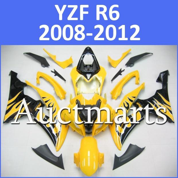 Fit yamaha yzf r6 08 09 10 11 12 yzfr6 2008 2009 2010 2011 2012 fairing i1 d10