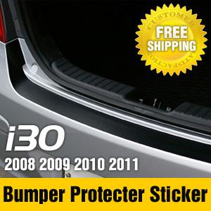 For 2008 2009 2010 2011 hyundai i30, rear bumper protecter decal sticker 1ea