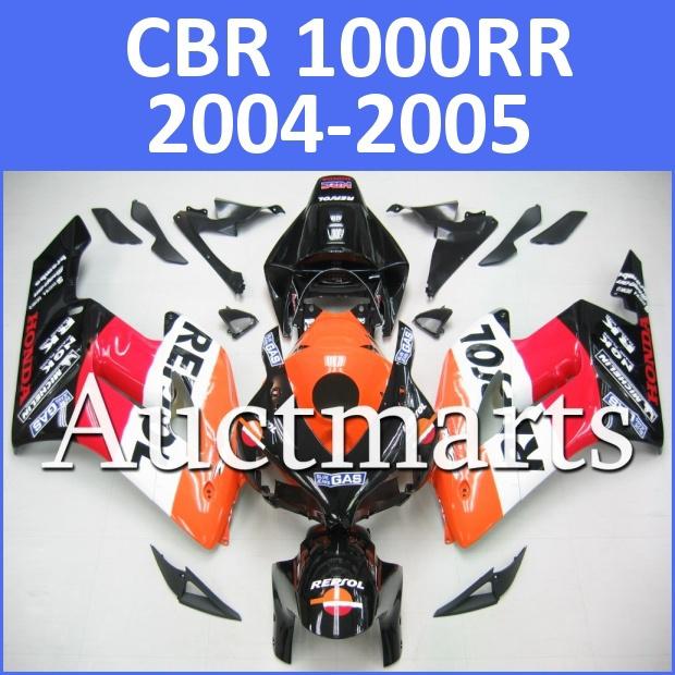 Fit honda 04 05 cbr1000rr cbr 1000 rr 2004 2005 fairing kit abs plastics d1 d10