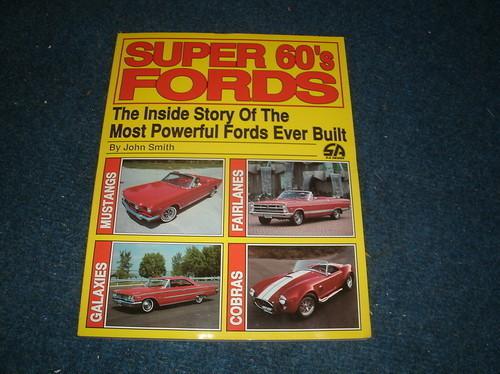 Super 1960's fords mustang fairlane galaxie shelby cobra ford muscle book new