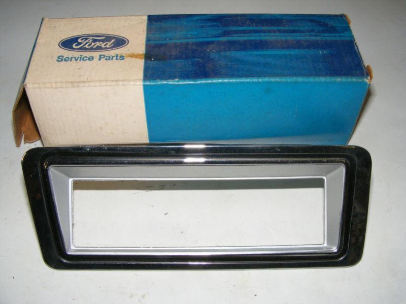 1971 mercury fullsize marker lens bezel nos new old stock d1my-15a440-b