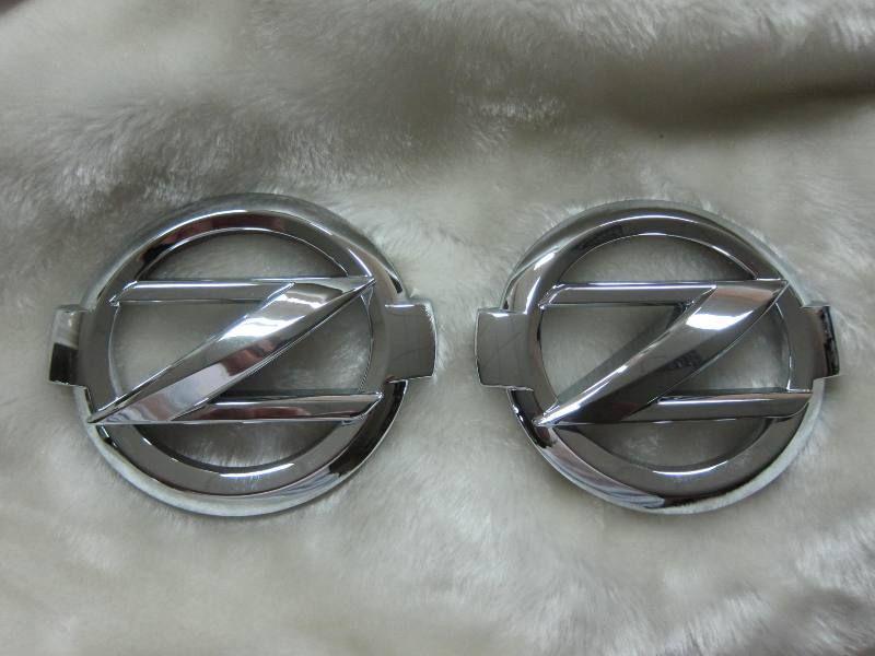 Nissan 350z big z front and rear bumper chrome emblems z33 