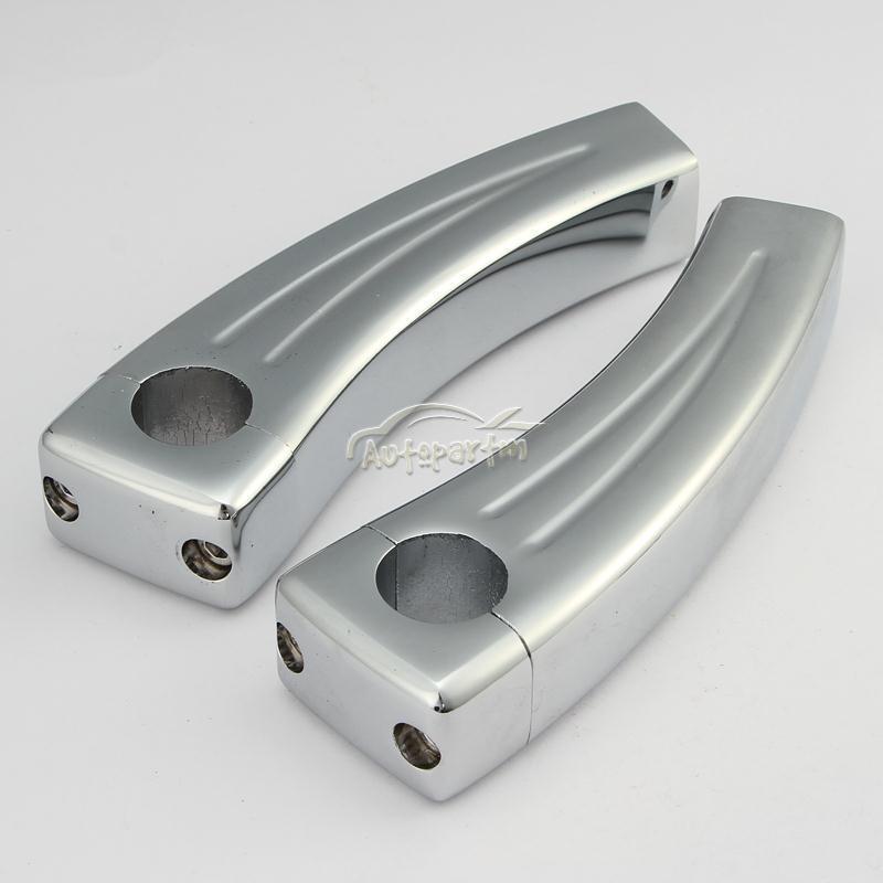 7" chrome handlebar risers 1" bar for honda shadow vt vtx 750 1100 1300 cruiser