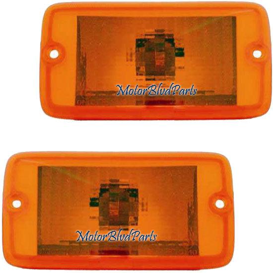 04-06 jeep wrangler parking signal lamps lights pair