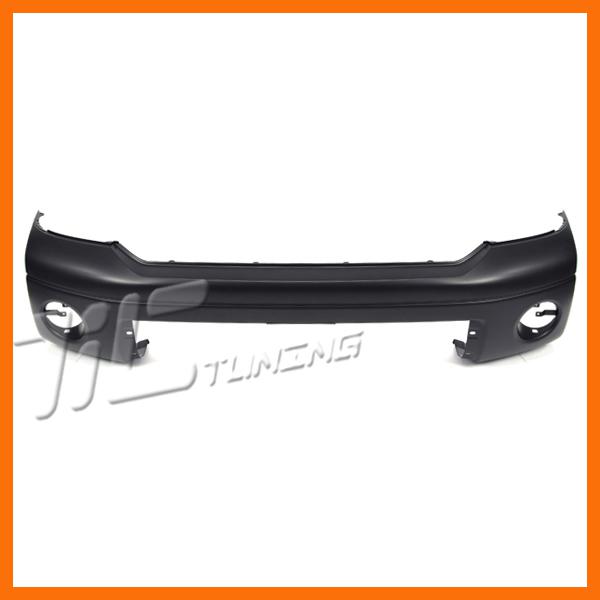 07-11 toyota tundra front bumper cover fog hole w/o sensor primered plastic capa