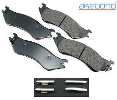 Akebono act702 brake pad or shoe, rear-proact ultra premium ceramic pads