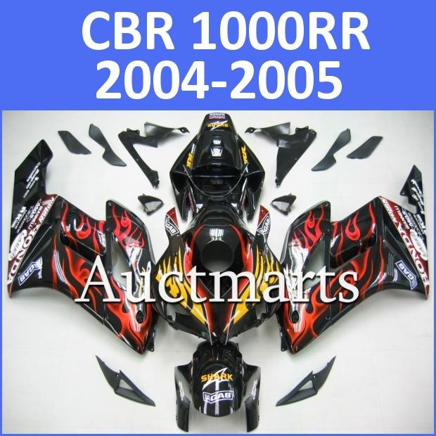 Fit honda 04 05 cbr1000rr cbr 1000 rr 2004 2005 fairing kit abs plastics d23 d13