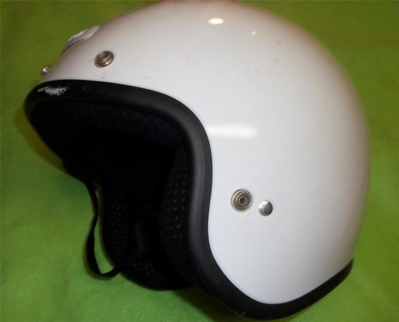 Thh motorycle helmet model t-390 white adult size xl