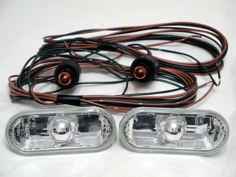 99 golf jetta 01 passat repeater turn signal side marker light lamp rl pair new