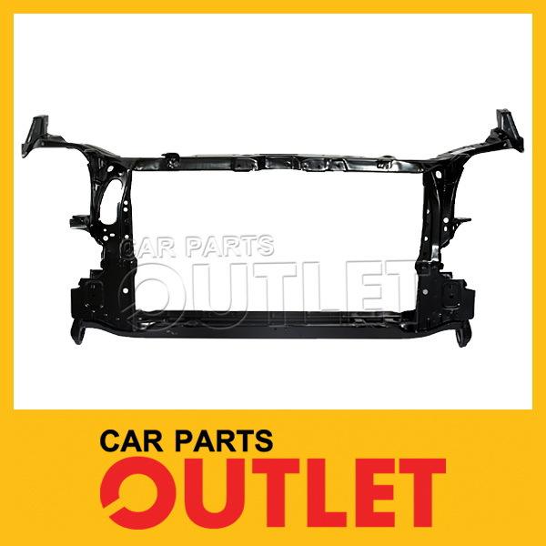 03-08 pontiac vibe radiator core support primered steel assembly replacement