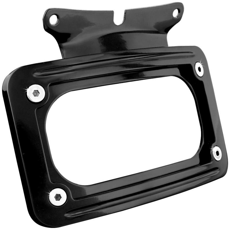 Kuryakyn curved license plate frame - black  3149