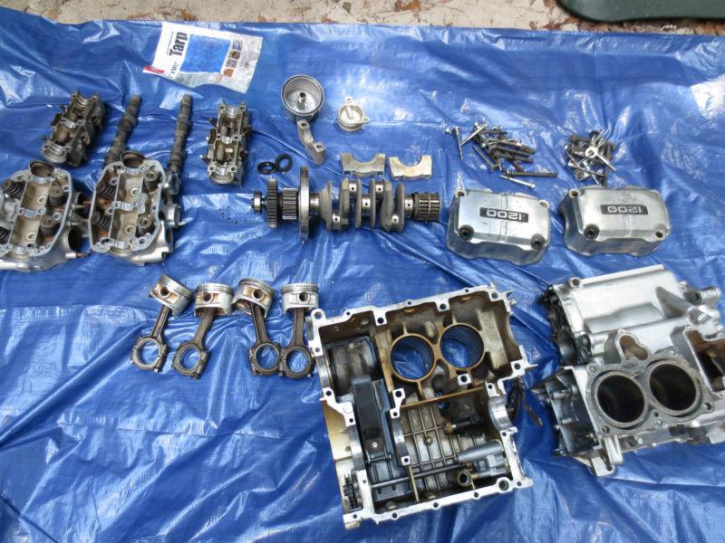 1985 honda goldwing gl1200 aspencade engine crankcase cylinder head cam motor