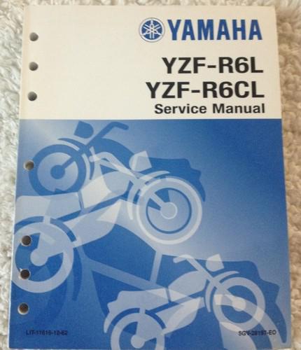 New yamaha service manual   yzf-r6l, yzf-r6cl  #lit-11616-12-62