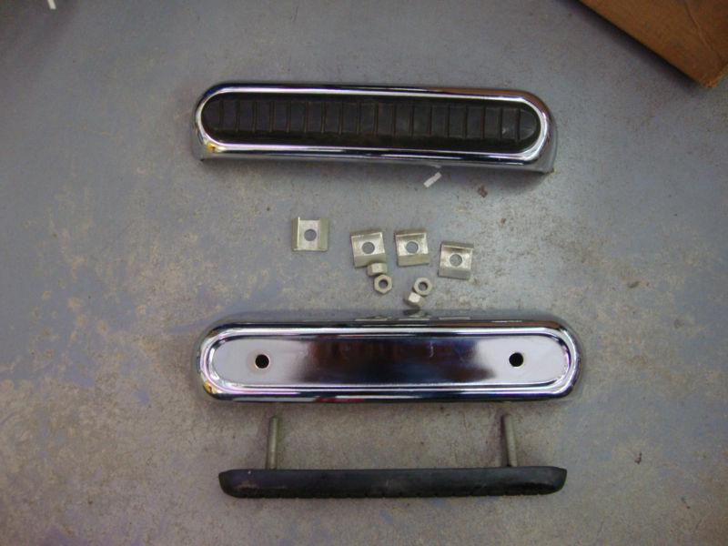 Nos rear bumper guard kit 1960 60 ford starliner sunliner galaxie 