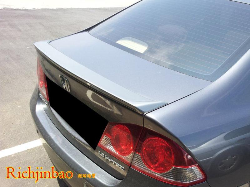 Painted boot trunk spoiler for honda civic 8th sedan 06 11 us version hot colors