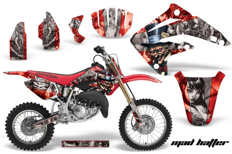 Honda cr 85 graphic kit amr racing # plates decal cr85 sticker part 03-07 mh rs