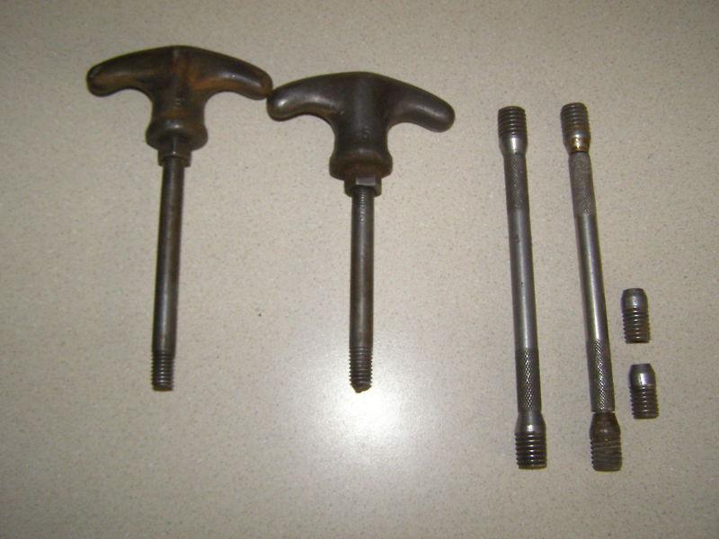 Vintage cylinder head handle/dowl alignment tool lifting rare specialty antique