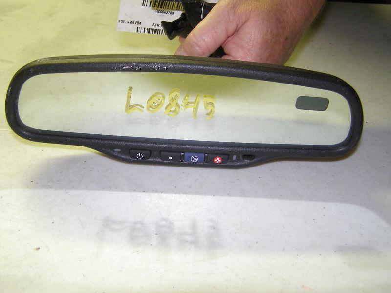 2004 cadillac deville auto dim dimming rear view mirror  onstar