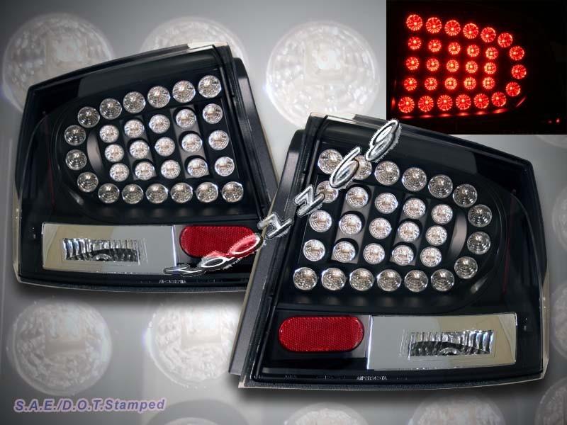 06 07 08 dodge charger led black tail lights lamps 2006 2007 2008